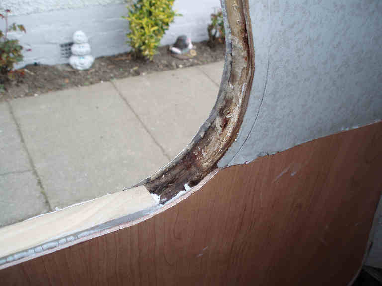 Window frame before